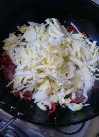 肉末平包菜炒粉丝的做法步骤8